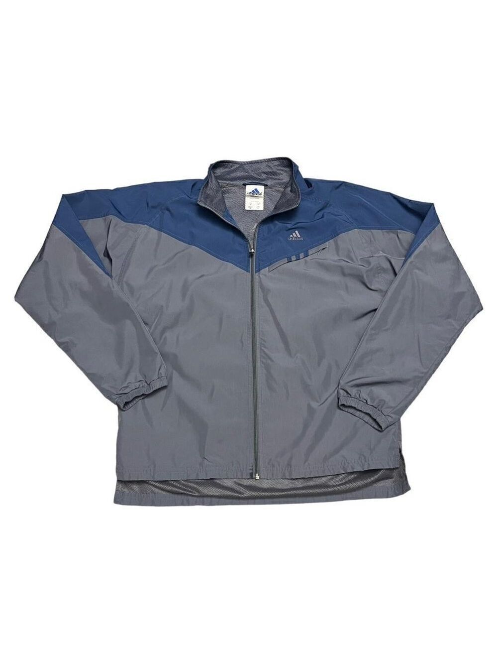 Adidas Jacket Vintage Y2K Light Designer Outdoor Windbreaker - Mens Medium